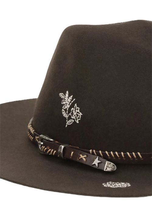 Fedora hat Golden Goose | GUP02719.P002727.55381DARK BROWN